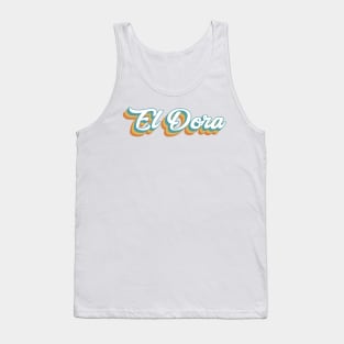 El Dora Mountain Resort Retro Lettering Tank Top